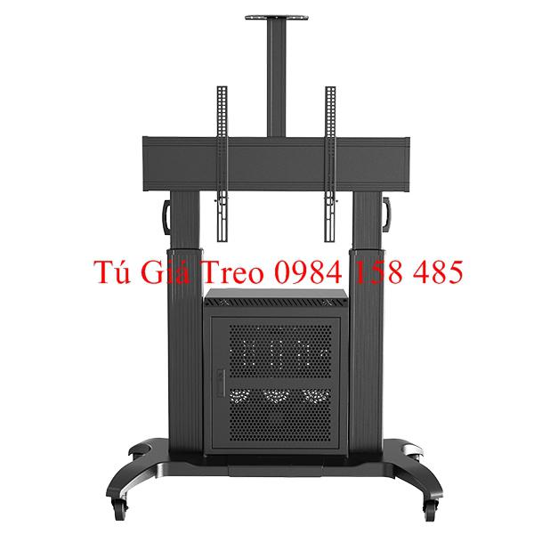 Giá treo tivi di động nhập khẩu CG100 cho tivi 60-100 inch tích hợp tủ đựng thiết bị G200