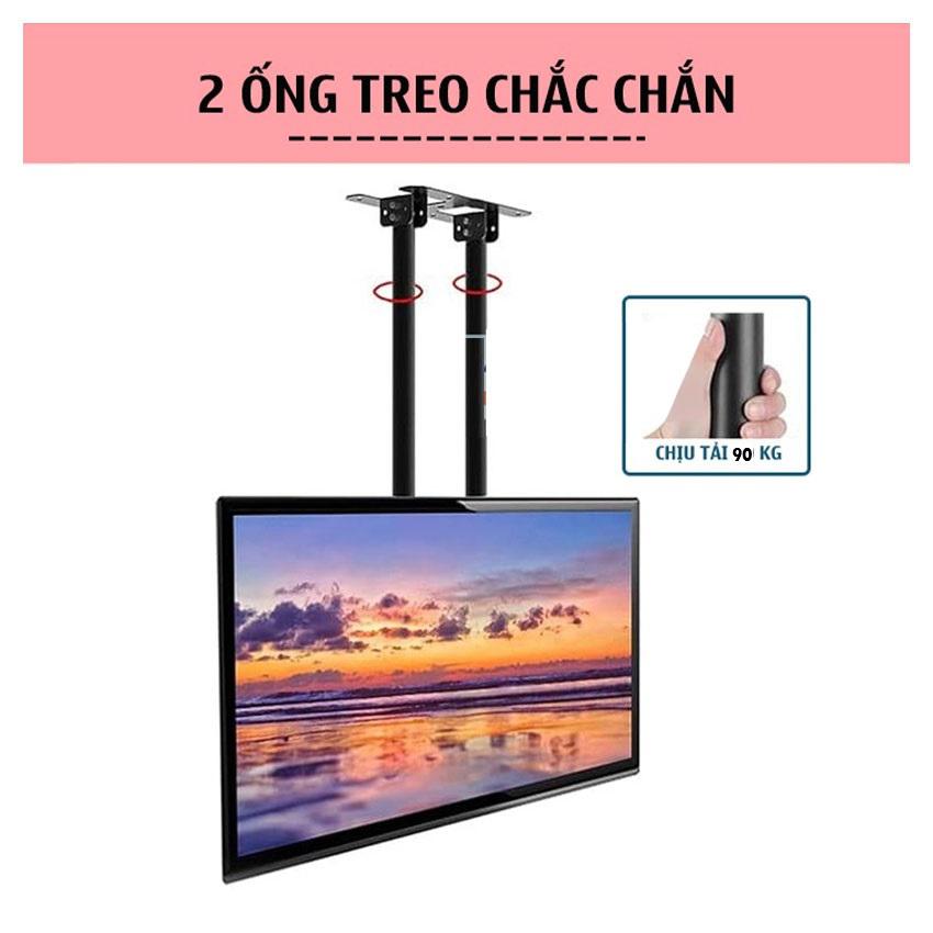 Giá treo tivi thả trần nhập khẩu DSJD-916 cho tivi 70-110inch, 2 cột treo chắc chắn, hỗ trợ tivi lớn