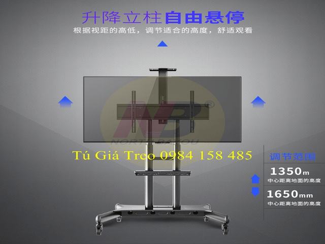 Giá treo tivi di động CA70 cho tivi 50-80 inch, mẫu mới 2018